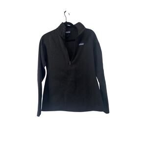 Patagonia Women's Better Sweater 1/2 Zip Fleece - Black - Medium